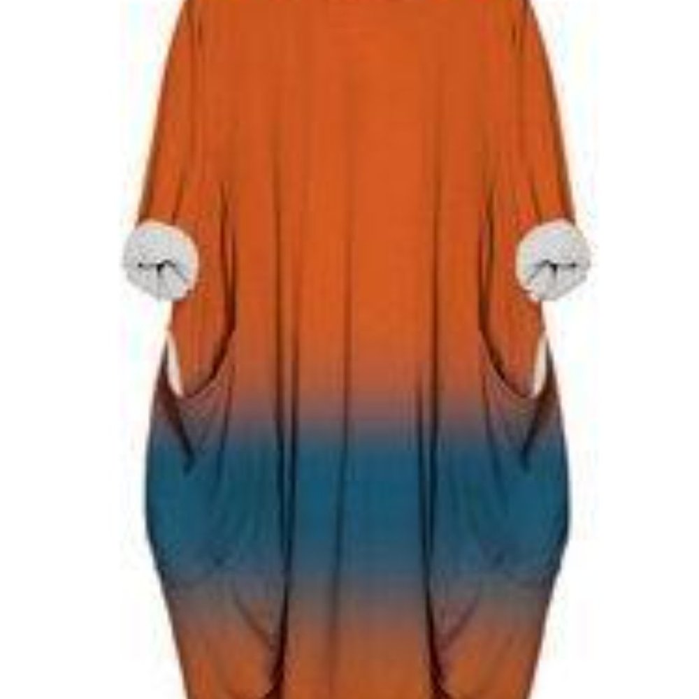 GRADIENT IRREGULAR DRESS - Picture 4 of 5